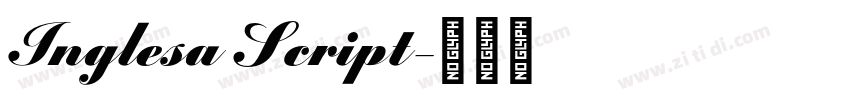 Inglesa Script字体转换 Inglesa Script字体转换